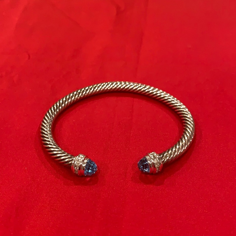 David Yurman Cable Bracelet with Diamonds